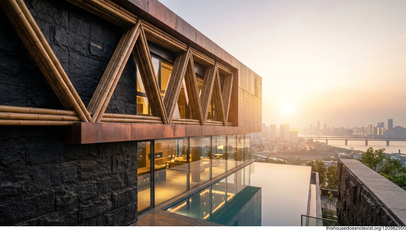 Triangular Bamboo Modern