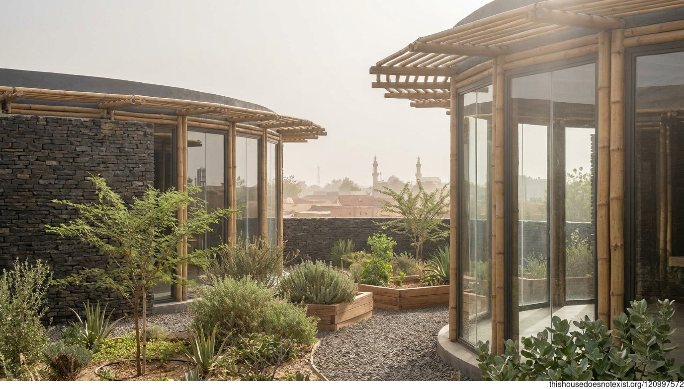 Curved Stone Garden