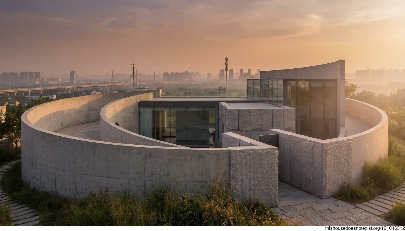 Curved Concrete Sunset
