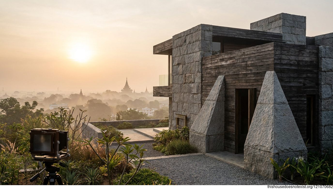 Mandalay Industrial Granite Sunrise Exterior