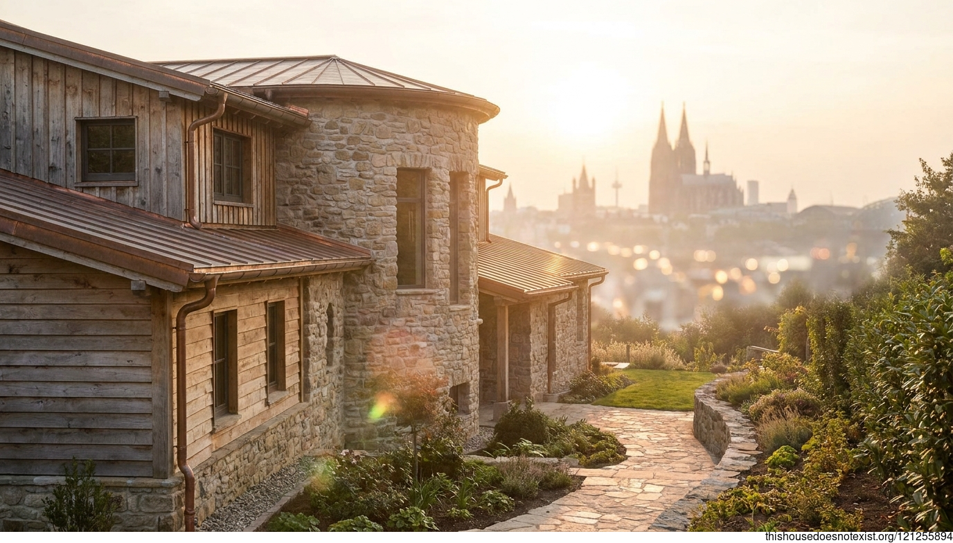 Mediterranean Copper Sunset in Cologne