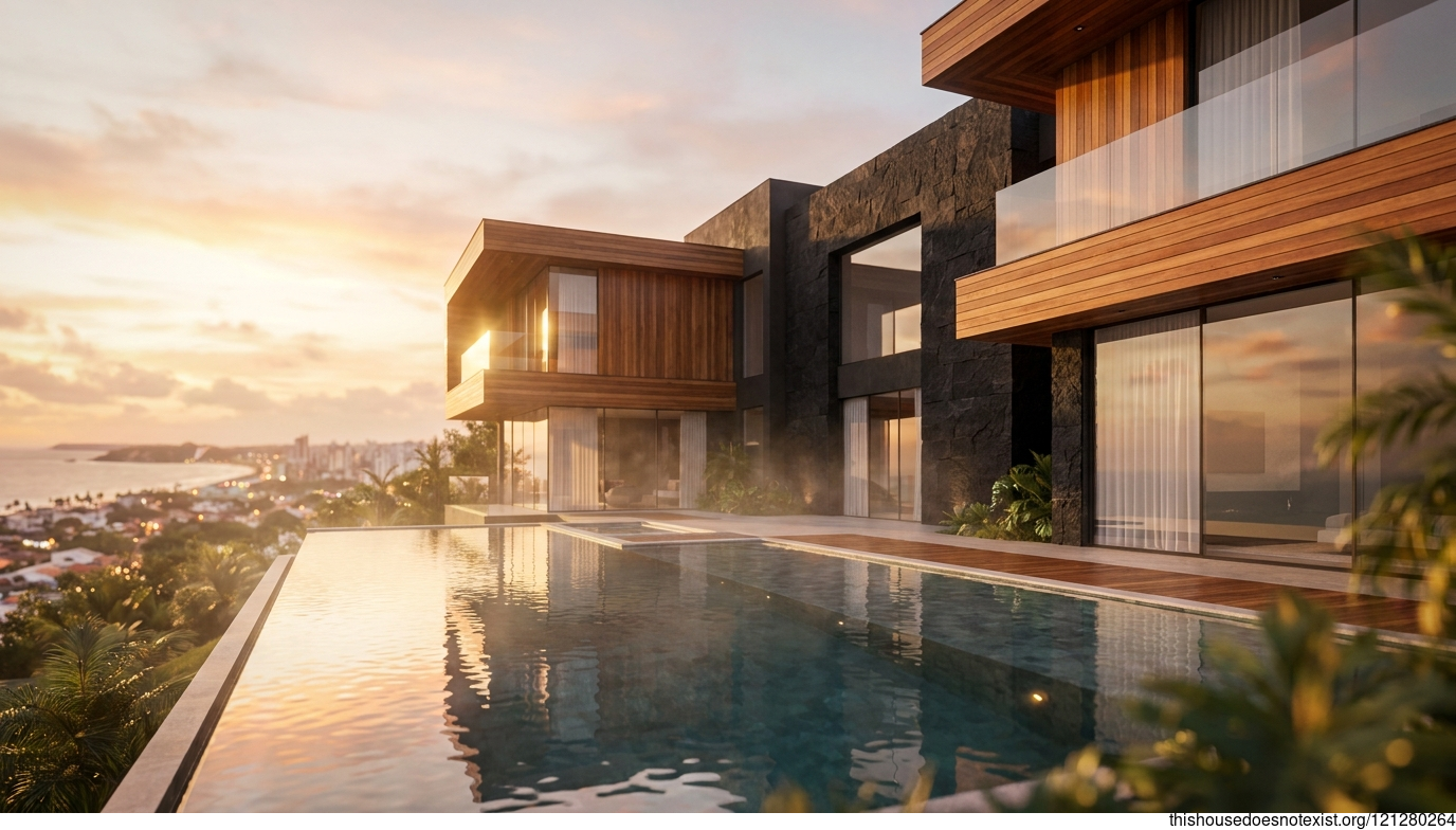 Polished Maximalist Sunset in Natal, Brazil