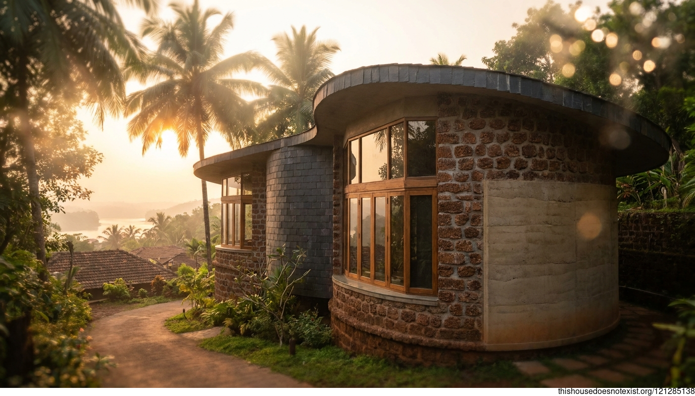 Goa’s Sunset Concrete Retreat