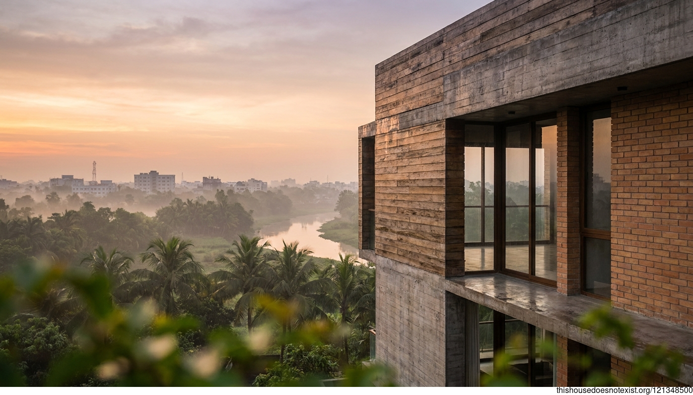 Modern Minimalist Home in Khulna Sunrise