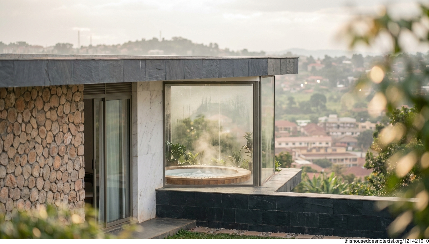Kampala’s Minimalist Marble Retreat
