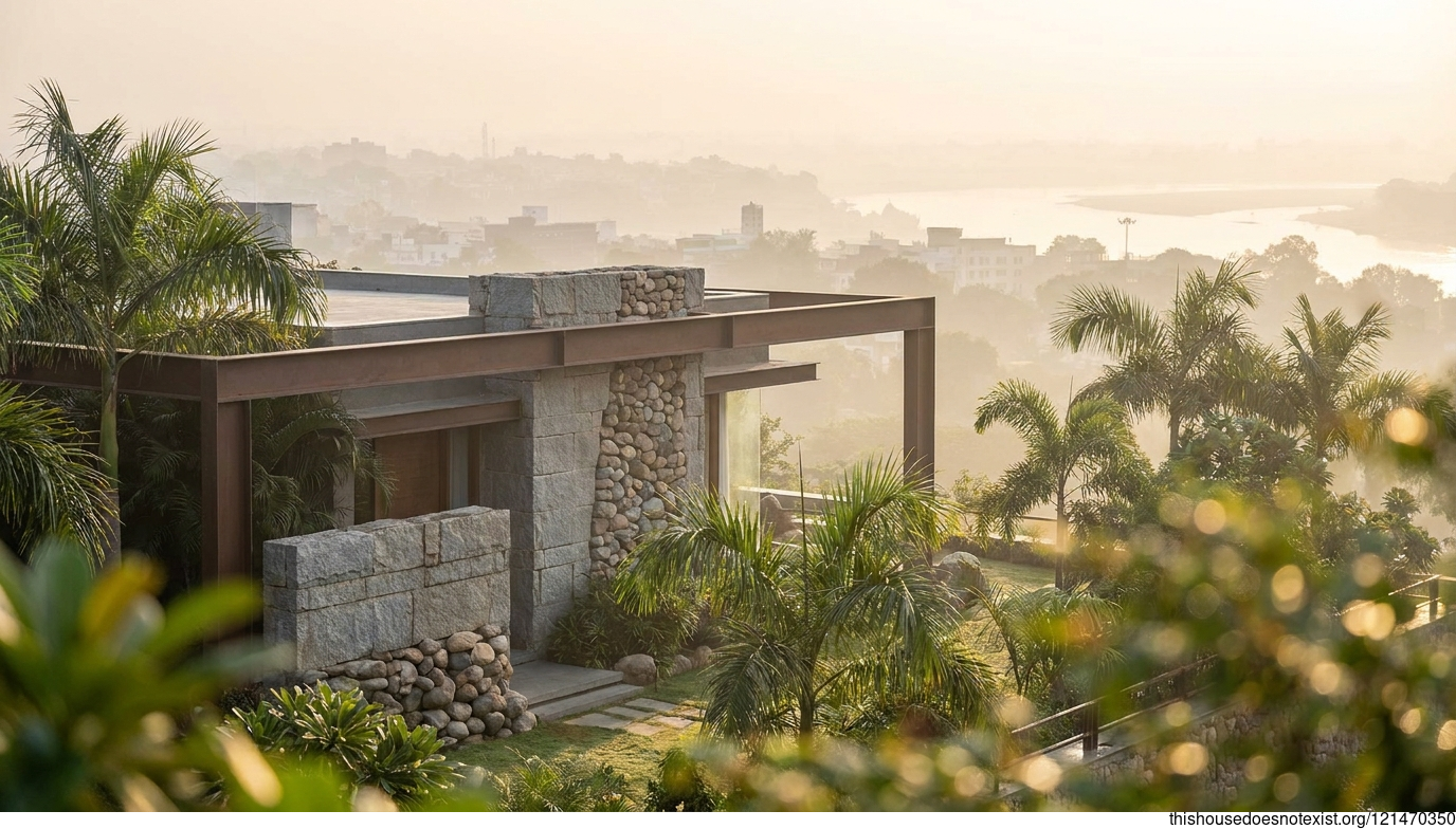 Rectangular Sunrise Residence
