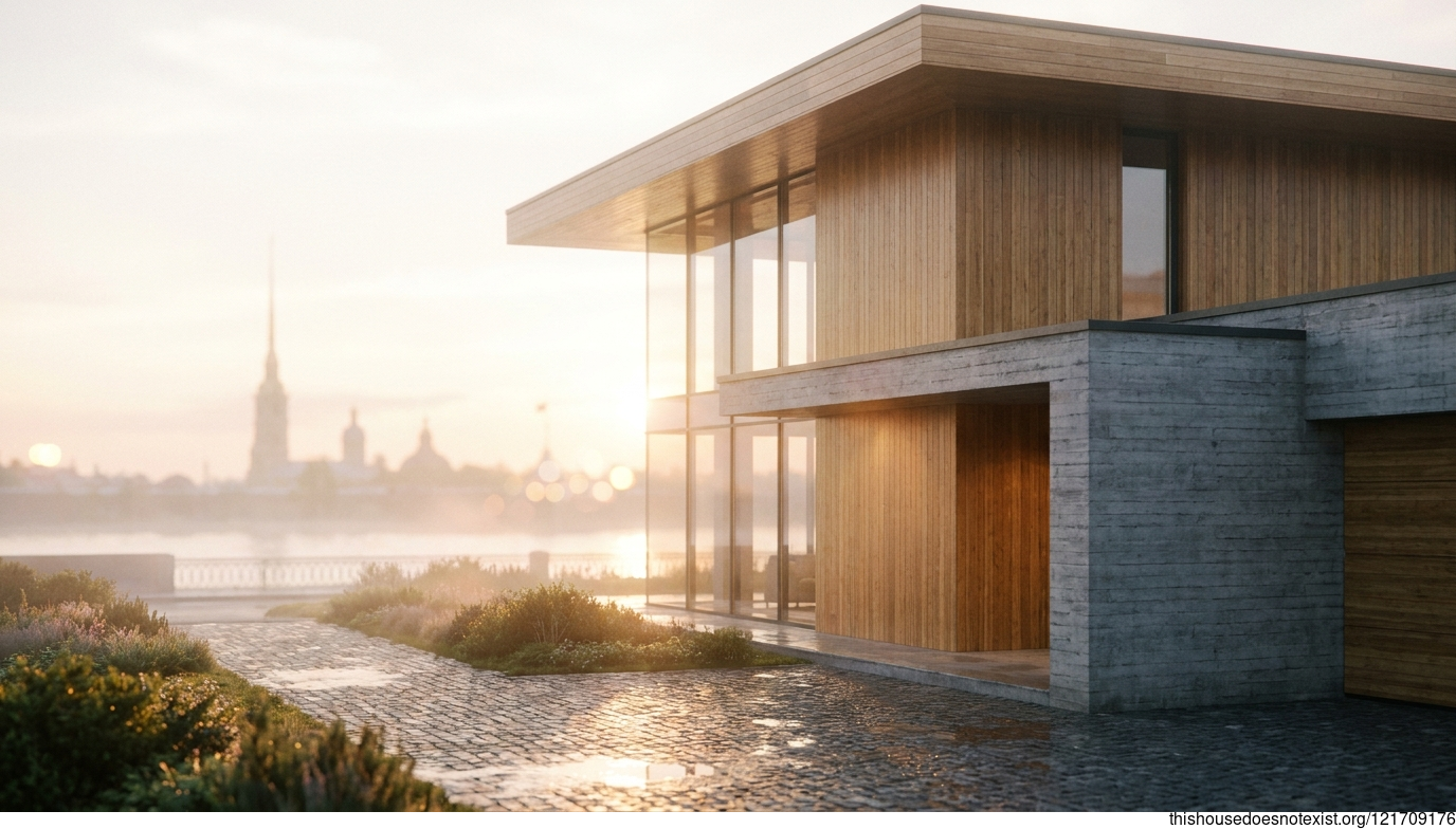 Modern Saint Petersburg Sunrise House