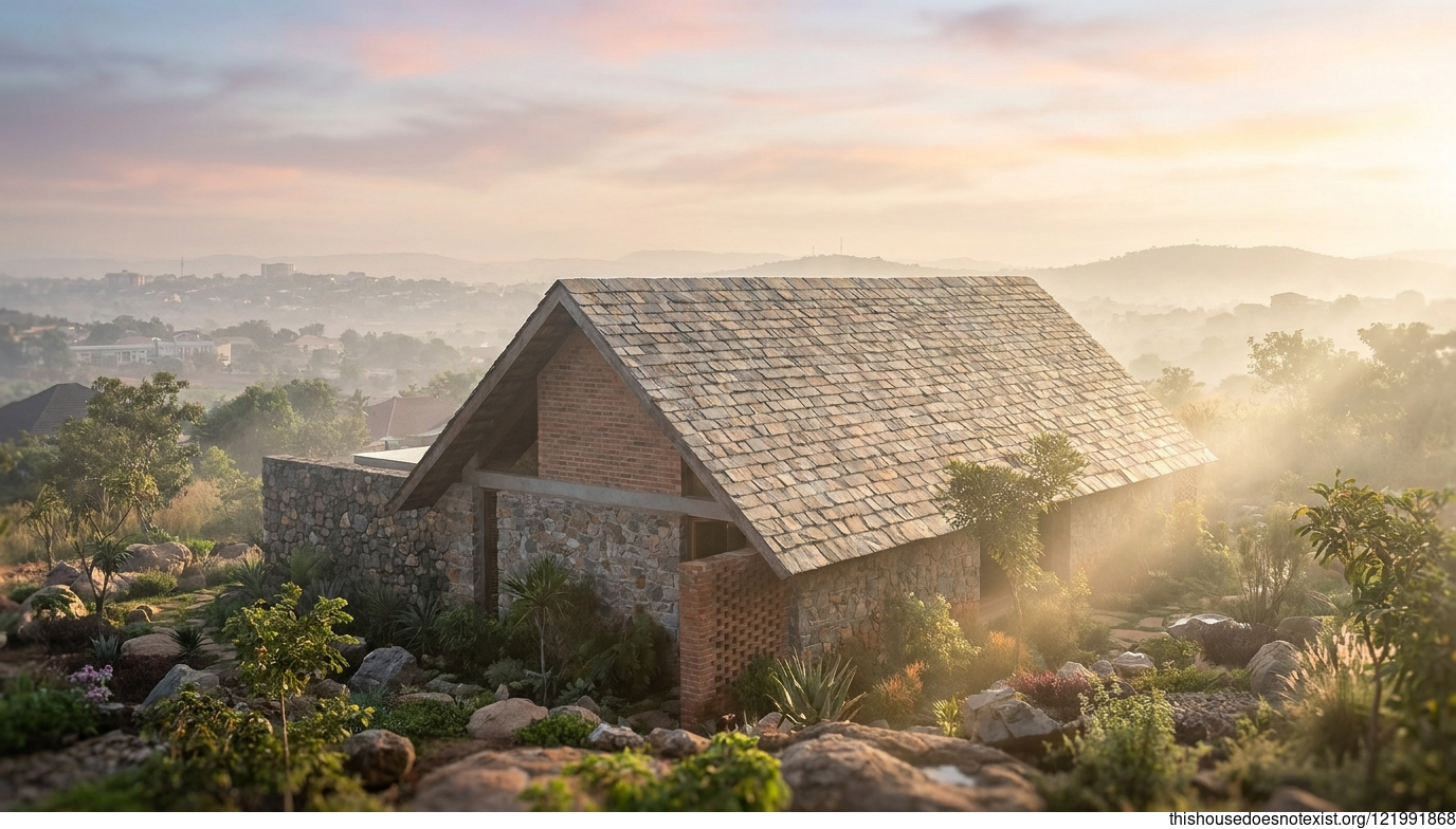Triangular Slate Modern Abuja Sunrise