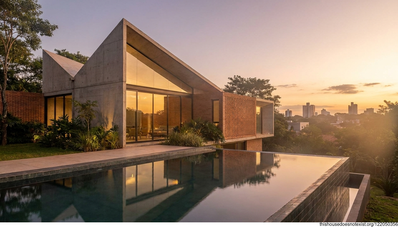 Triangular Concrete Sunset