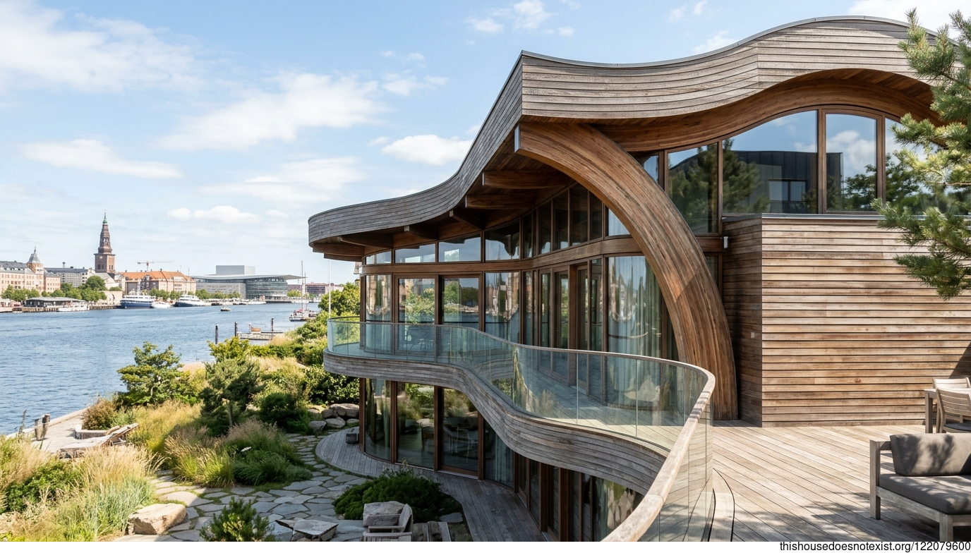 Curved Cedar, Copenhagen Noon