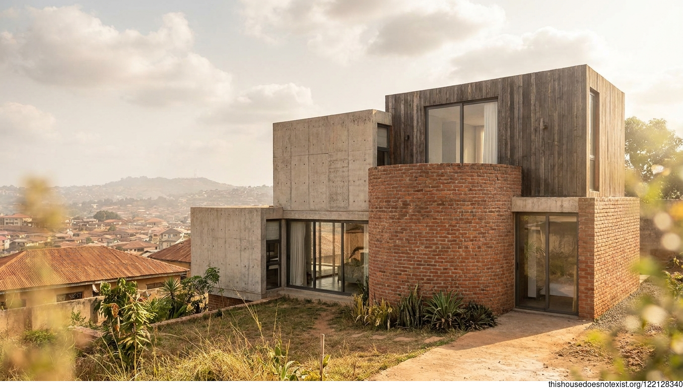 Modern Minimalist Circular House Ibadan Nigeria