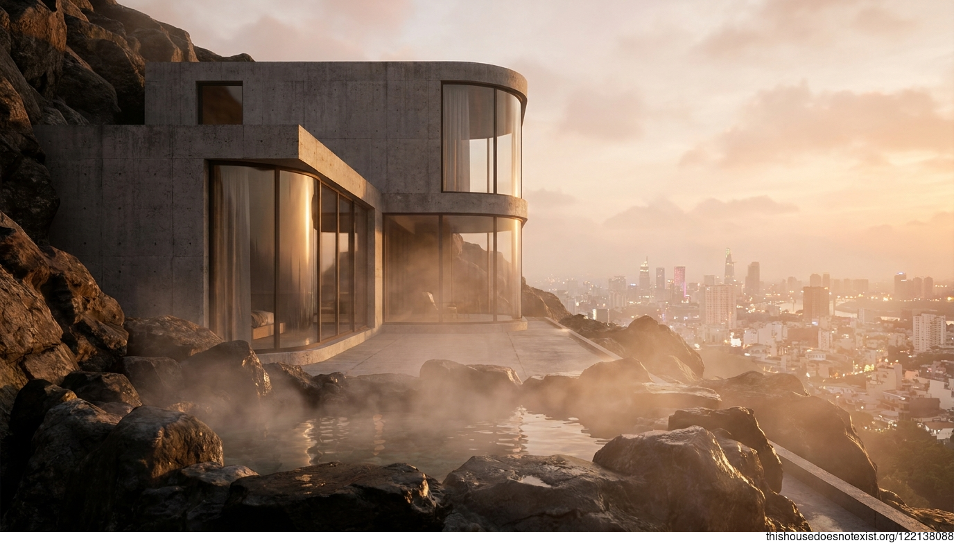 Concrete Sunset Retreat