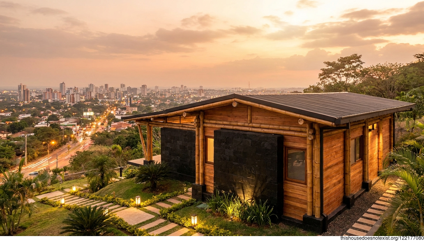 Circular Bamboo Villa