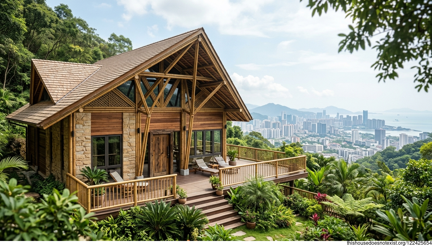 Ningbo Tropical Triangular Cedar House
