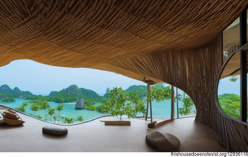 Eco-friendly bamboo architecture in Thailand
