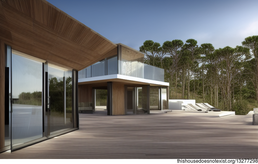 A Modern Portuguese Home with Exposed Wood, Glass, and Stone