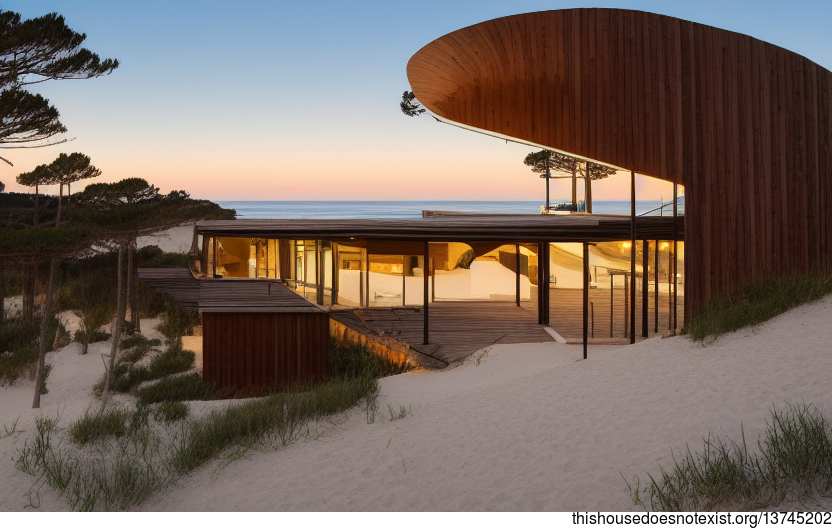 A Portugal Home Designed for Living in Comporta

This stunning Portuguese home is made of wood, stone, and bamboo, with a curved exterior that is both sustainable and eco-friendly