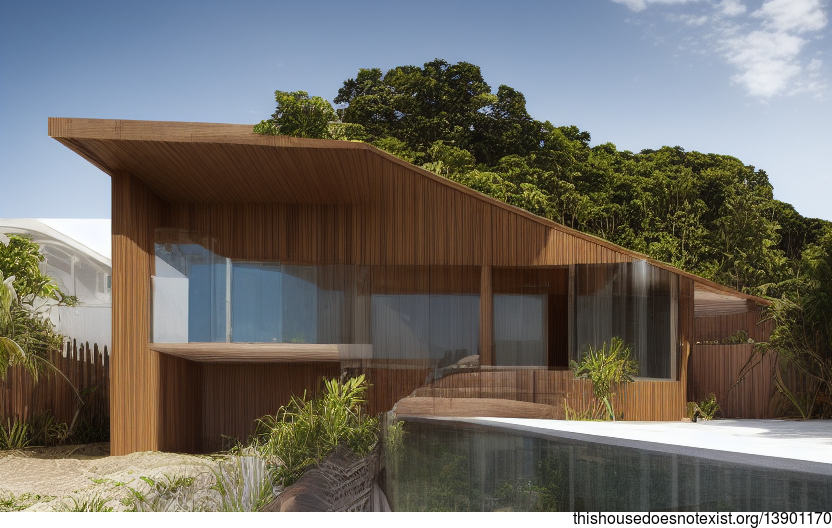 This Exposed Wood, Glass, and Stone Home in Florianopolis, Brazil is Sustainable and Eco-Friendly