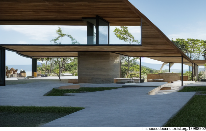 A Sustainable, Exposed Wood, Glass, and Stone Home in Florianopolis, Brazil