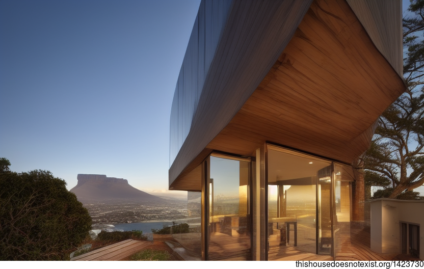 A Modern Home with a Spectacular View of the Sunrise from the Downtown City