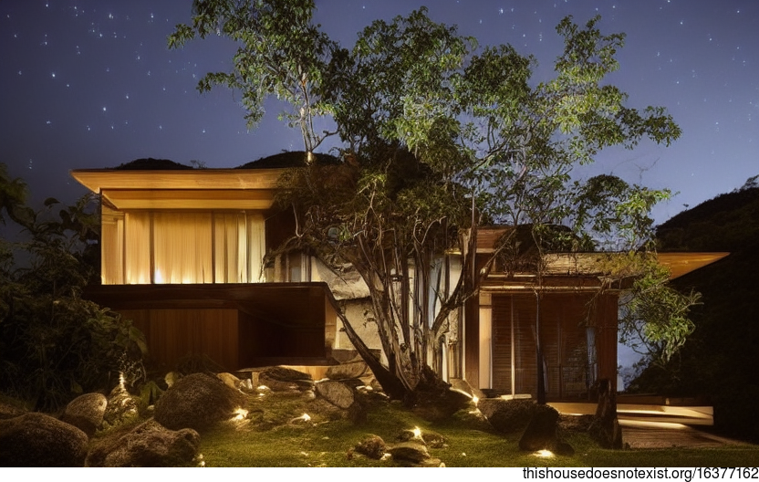 Rio de Janeiro's Most Beautiful and Dreamy Nighttime Architecture House