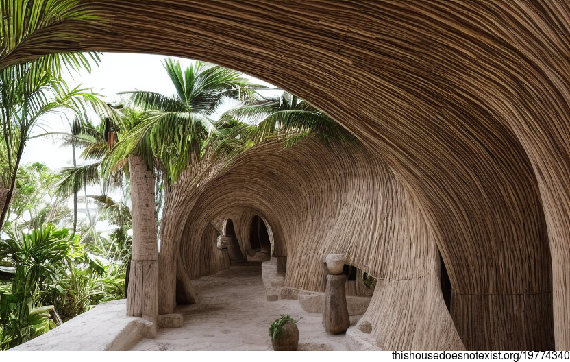 A Modern Tulum Home with an Anthropomorphous Interior Design



This modern Tulum home features an anthropomorphous interior design, with polished cement floors and curved wooden beams