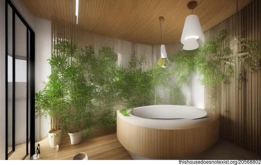 Bathroom design in Bangkok, Thailand with modern, sustainable, and eco-friendly elements
