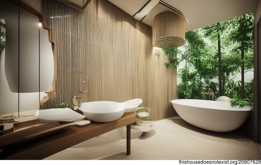 From Pinterest to modern, eco-friendly bathroom