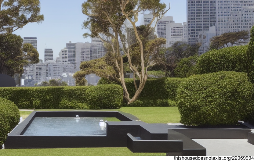 A Modern, Minimalist Garden With an Unbeatable View