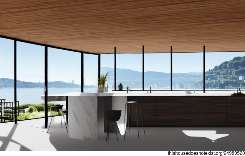 A Modern, Sustainable Interior with an Unbeatable View