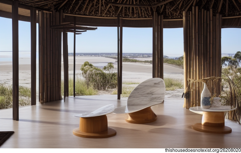 An Interior with a View of Melbourne, Australia