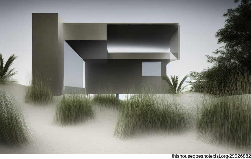 A Modern Home with a View of the Beach in Riyadh, Saudi Arabia