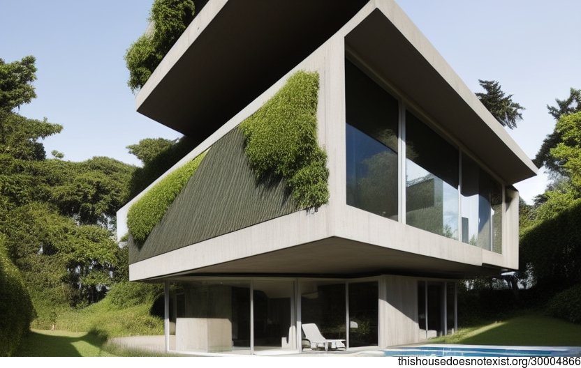 A Modern, Biology-Inspired Home With an Infinity Pool and a View of Brussels, Belgium