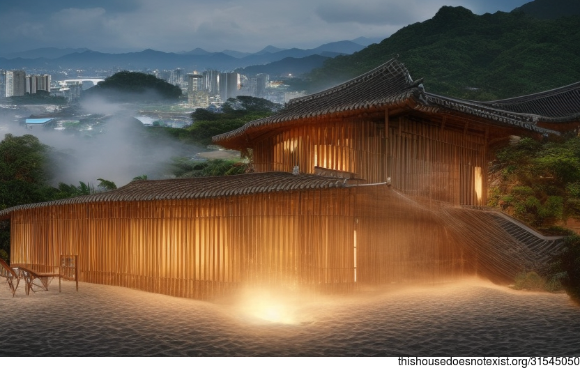 A home that blends traditional and modern elements, with an exterior