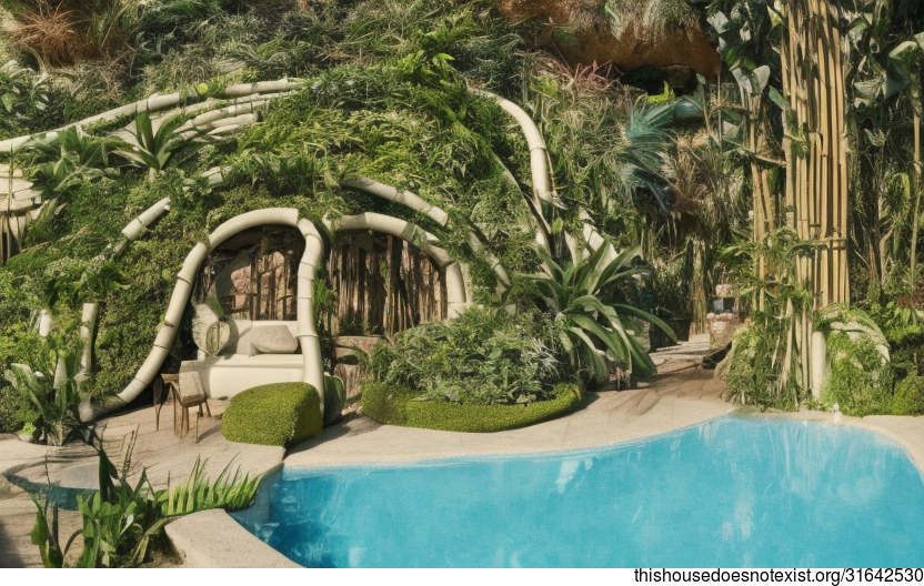 A Modern, Eco-Friendly, Maximalist Garden Oasis