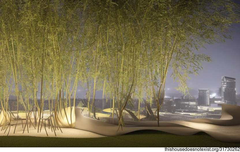 A Curved, Exposed Garden for the Next Generation