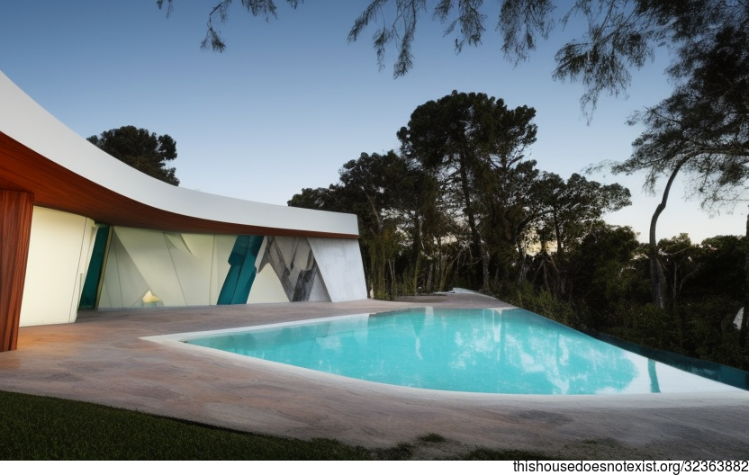 A Beach House in Madrid with a View of the Sunset

This modern architecture home is located in Madrid, Spain and features an exterior made of wood and glass with a view of the sunset