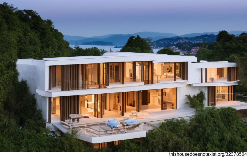 A Modern, Sustainable Home with an Unobstructed View of Zurich