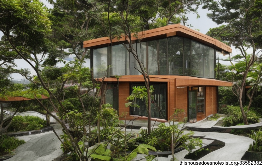 A Modern, Maximalist Garden in Taipei