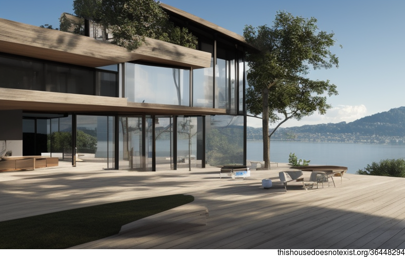Wood and Glass Beach House in Zurich, Switzerland Architecture Ideas