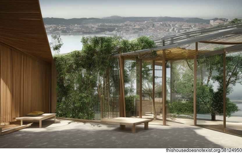 Eco-friendly portugal house with view of the beach