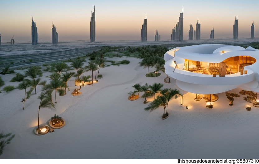 A Modern Dubai Beach House with a View