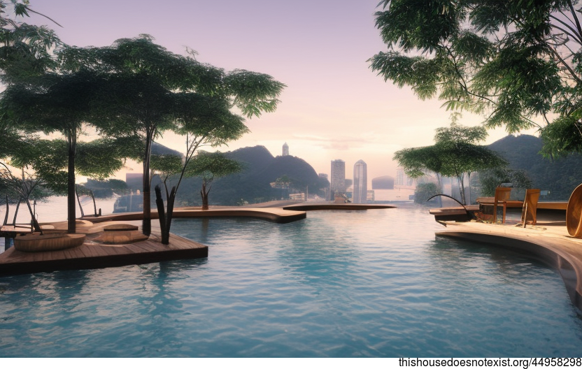 Kuala Lumpur's Eco-Friendly Beach House With Steamy Hot Springs View
