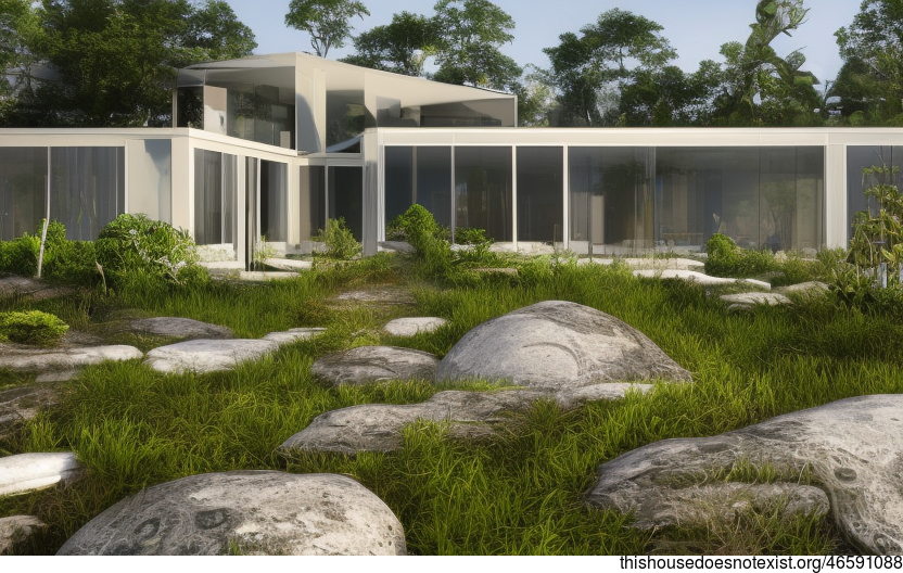 A Sustainable, Eco-Friendly Home with Exposed Circular Bejuca and Meandering Vines
