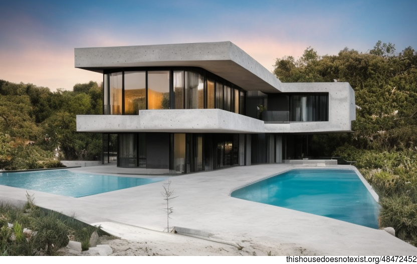 A Modern, Sustainable Home With an Infinity Pool and a View of Madrid