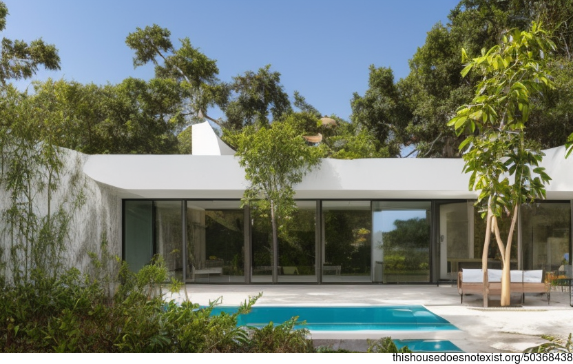A Modern Beach House in Warsaw with an Infinity Pool and breathtaking views