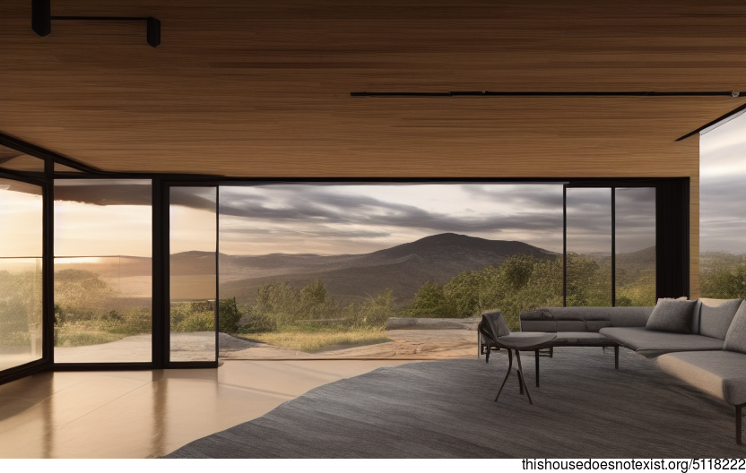 This stunning modern home is designed to take advantage of natural light and stunning views