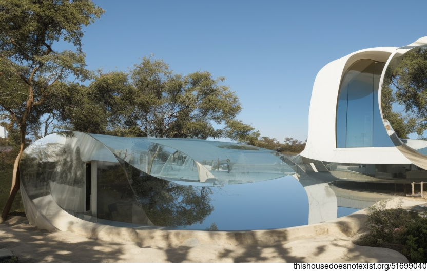 A Modern Beach House in Johannesburg, South Africa with an Infinity
