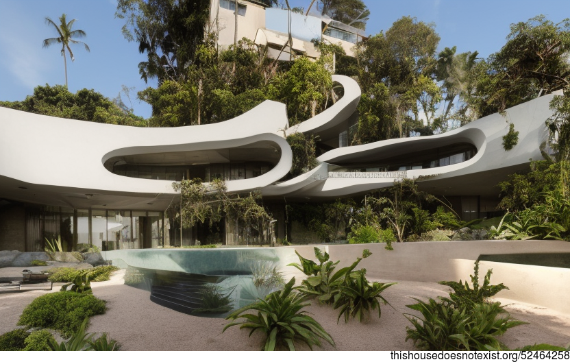 A Modern Maximalist Architecture Home in Sao Paulo, Brazil