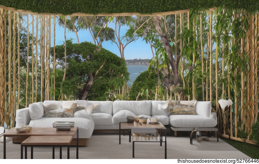 Traditional Meets Maximalist Exterior at the Beach Sunset in Sydney